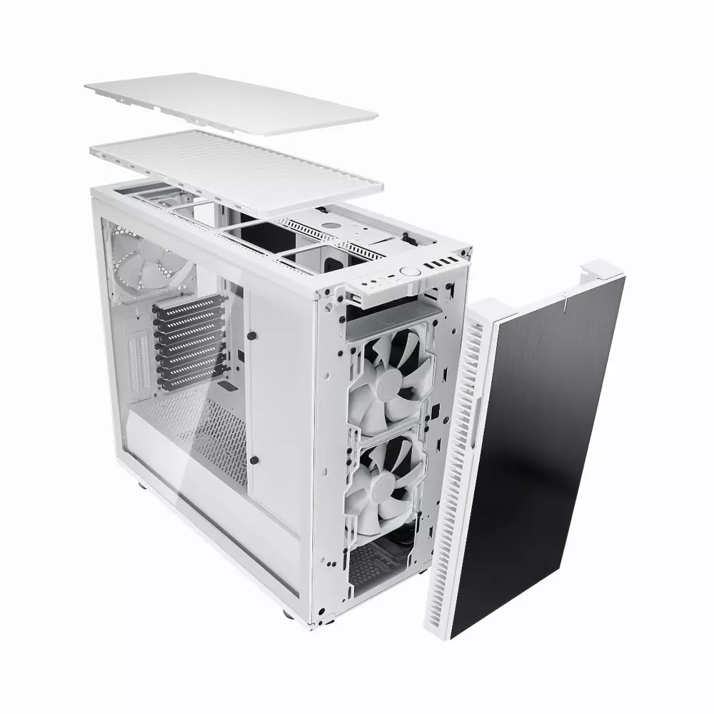 Кутия Fractal Define R6 USB-C Tempered Glass