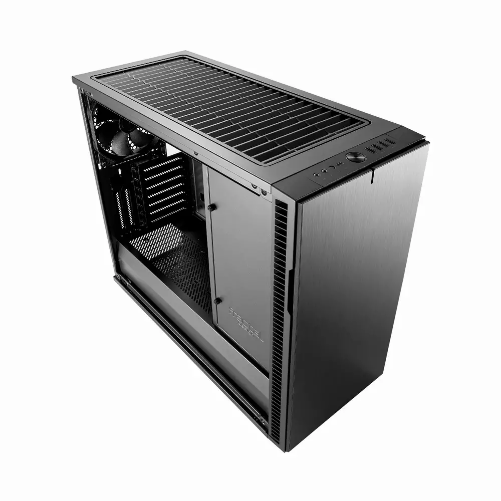 Кутия Fractal Define R6 USB-C Tempered Glass Gunmetal