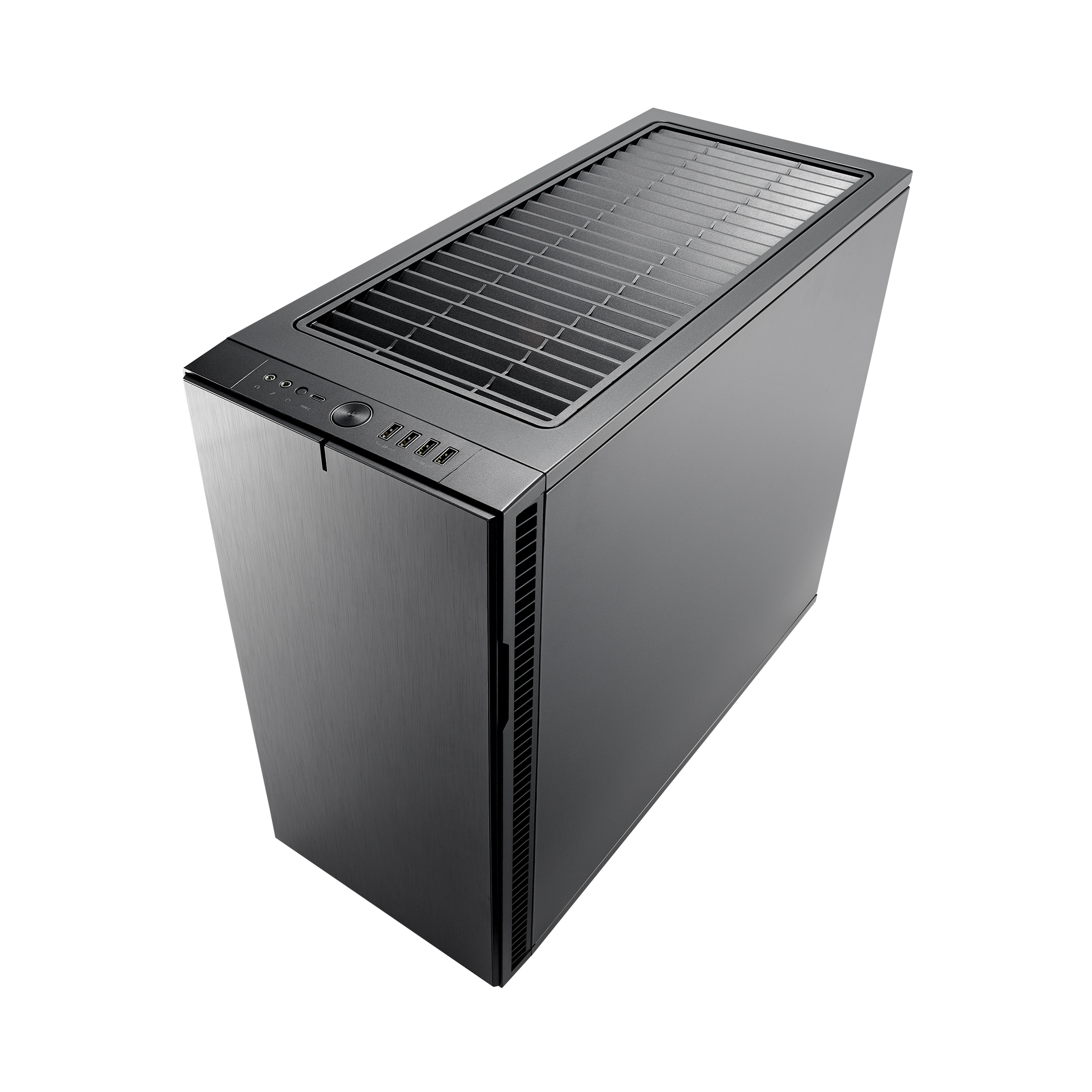 Кутия Fractal Define R6 USB-C Tempered Glass Gunmetal