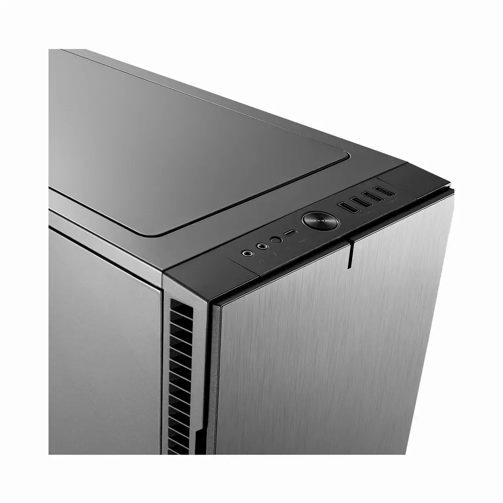 Кутия Fractal Define R6 USB-C Tempered Glass Gunmetal
