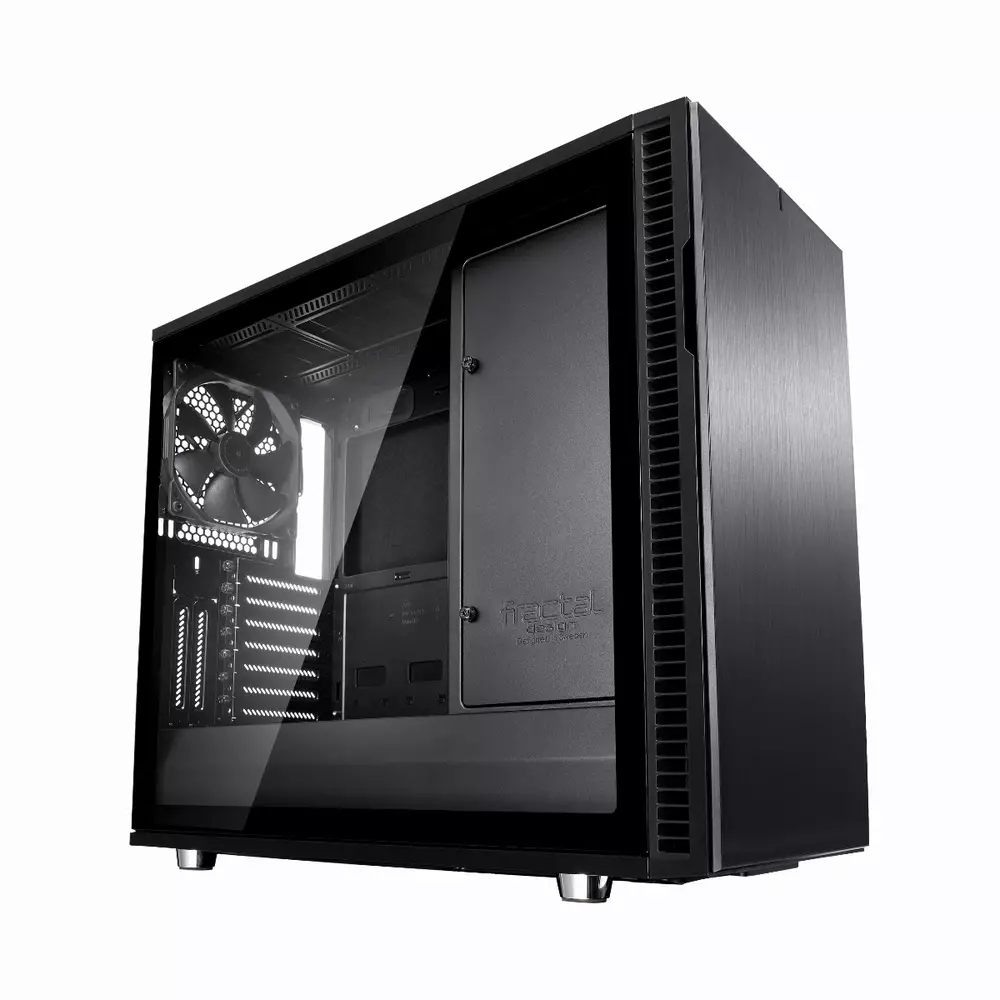 Кутия Fractal Define R6 USB-C Tempered Glass Blackout