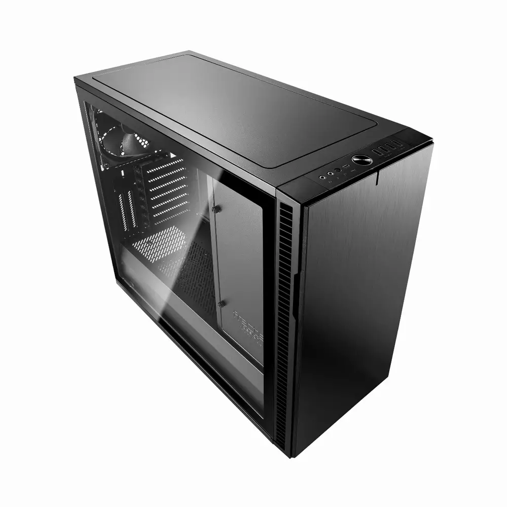 Кутия Fractal Define R6 USB-C Tempered Glass Blackout