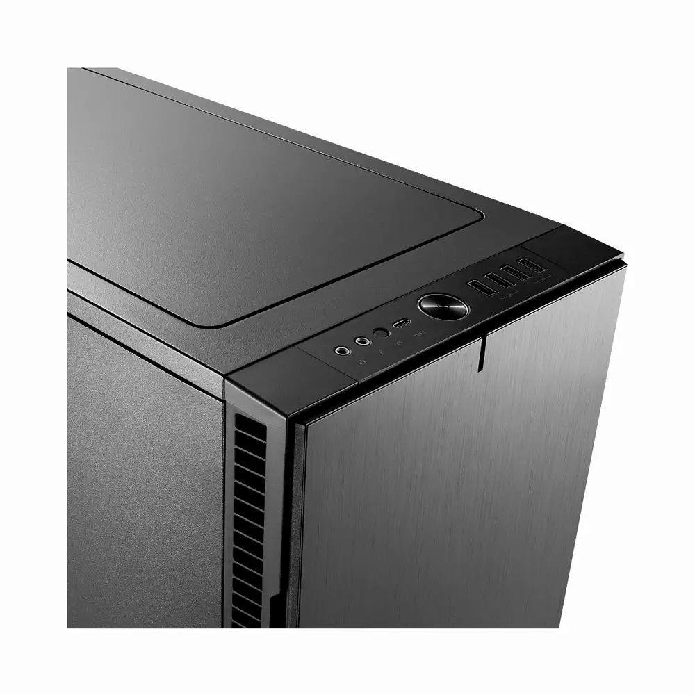 Кутия Fractal Define R6 USB-C Tempered Glass Blackout