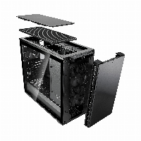 Кутия Fractal Define R6 USB-C Tempered Glass Blackout