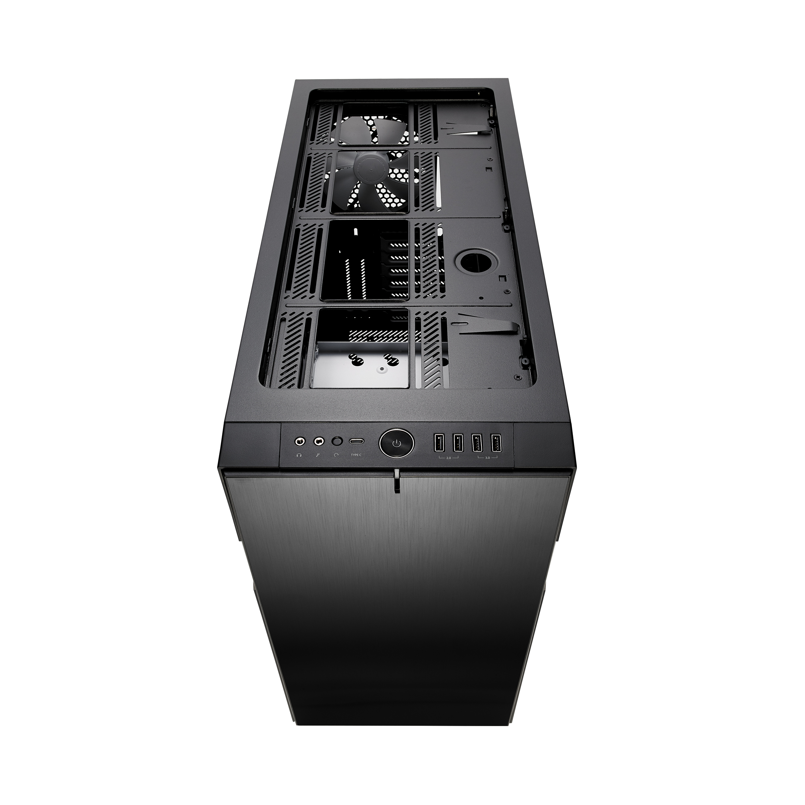 Кутия Fractal Define R6 USB-C Tempered Glass Black