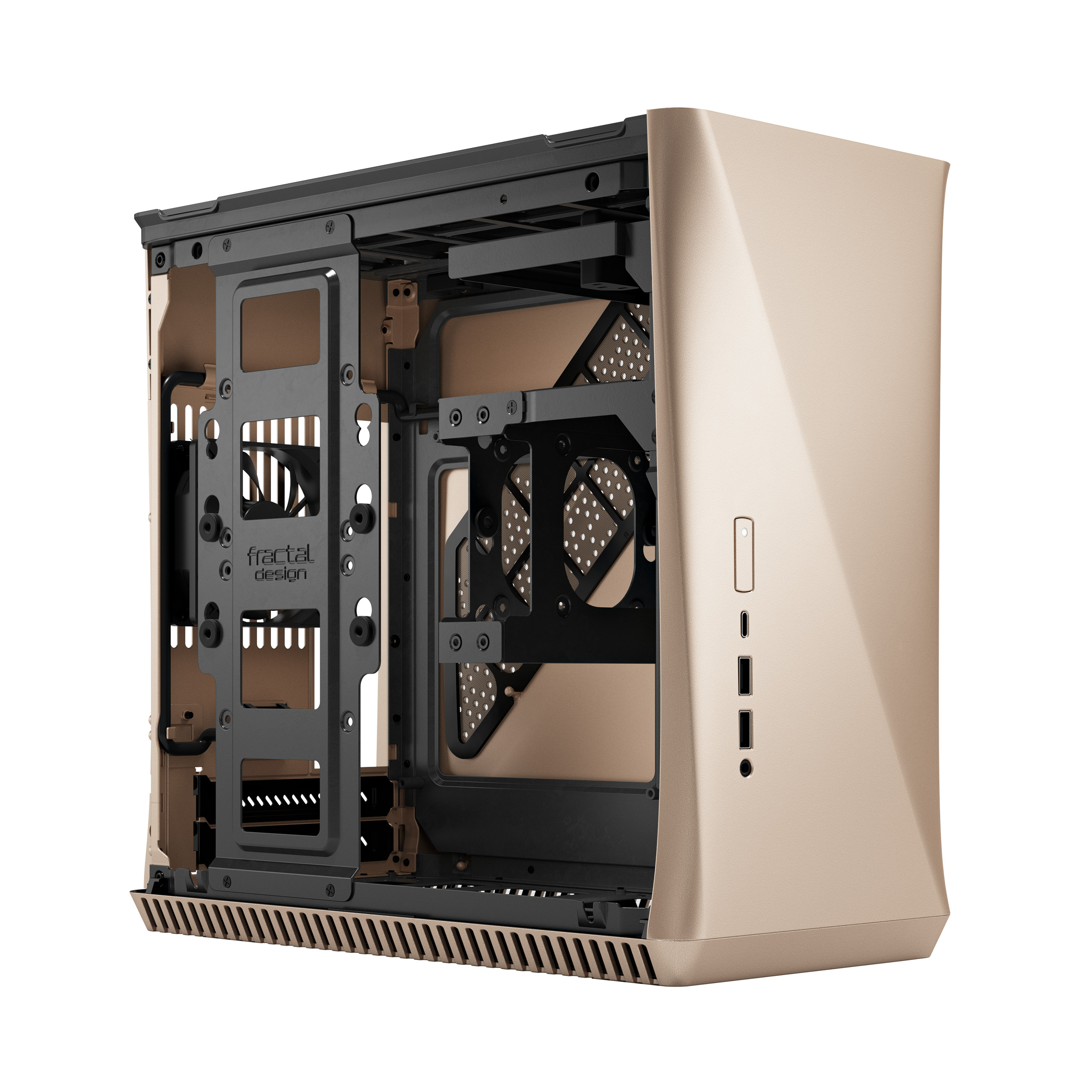 Кутия Fractal Era ITX Champagne