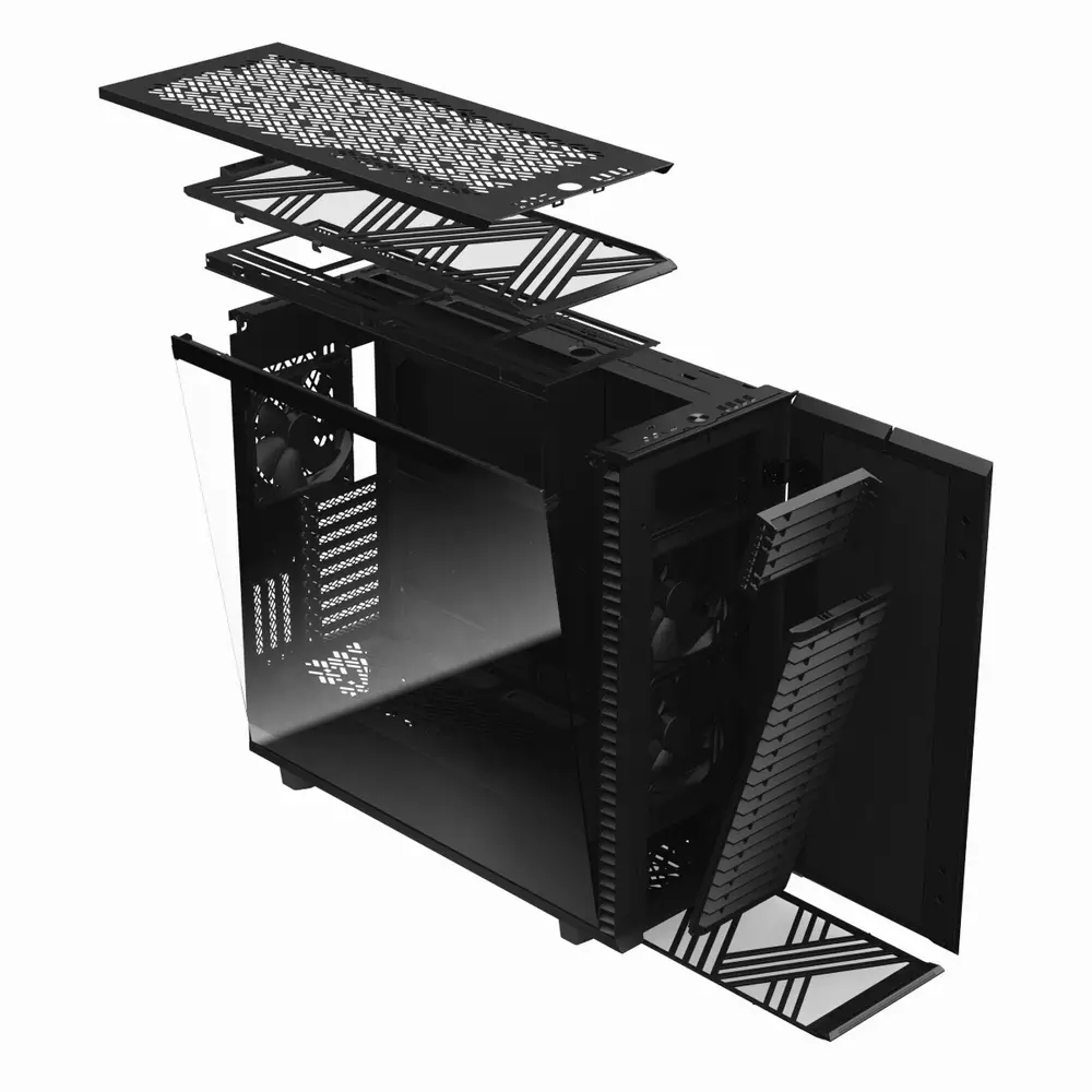 Кутия Fractal Define 7 XL Light Tempered Glass
