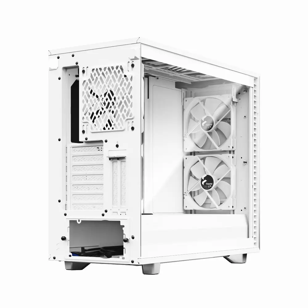 Кутия Fractal Define 7 Clear Tempered Glass White