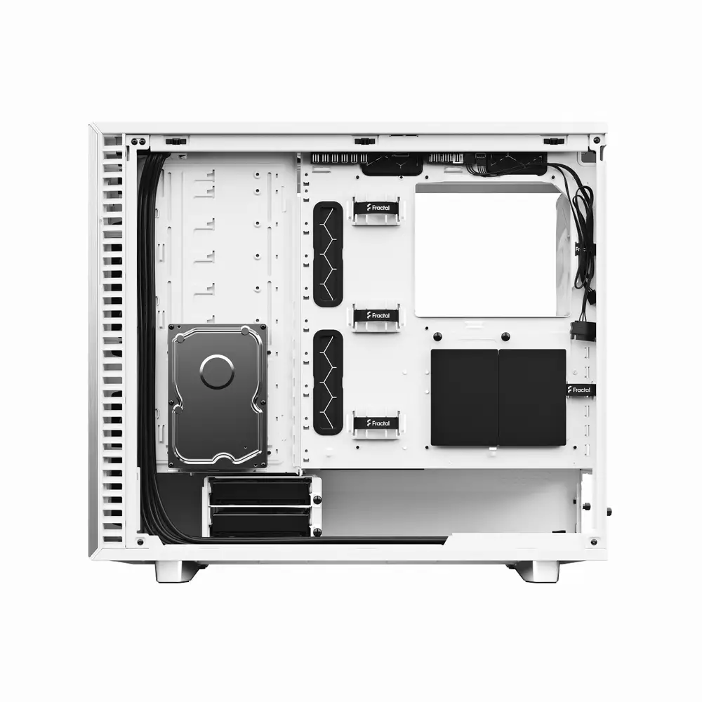 Кутия Fractal Define 7 Clear Tempered Glass White
