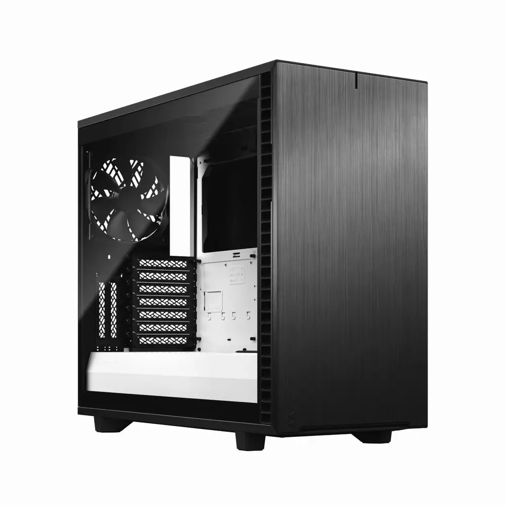 Кутия Fractal Define 7 Clear Tempered Glass Black/White