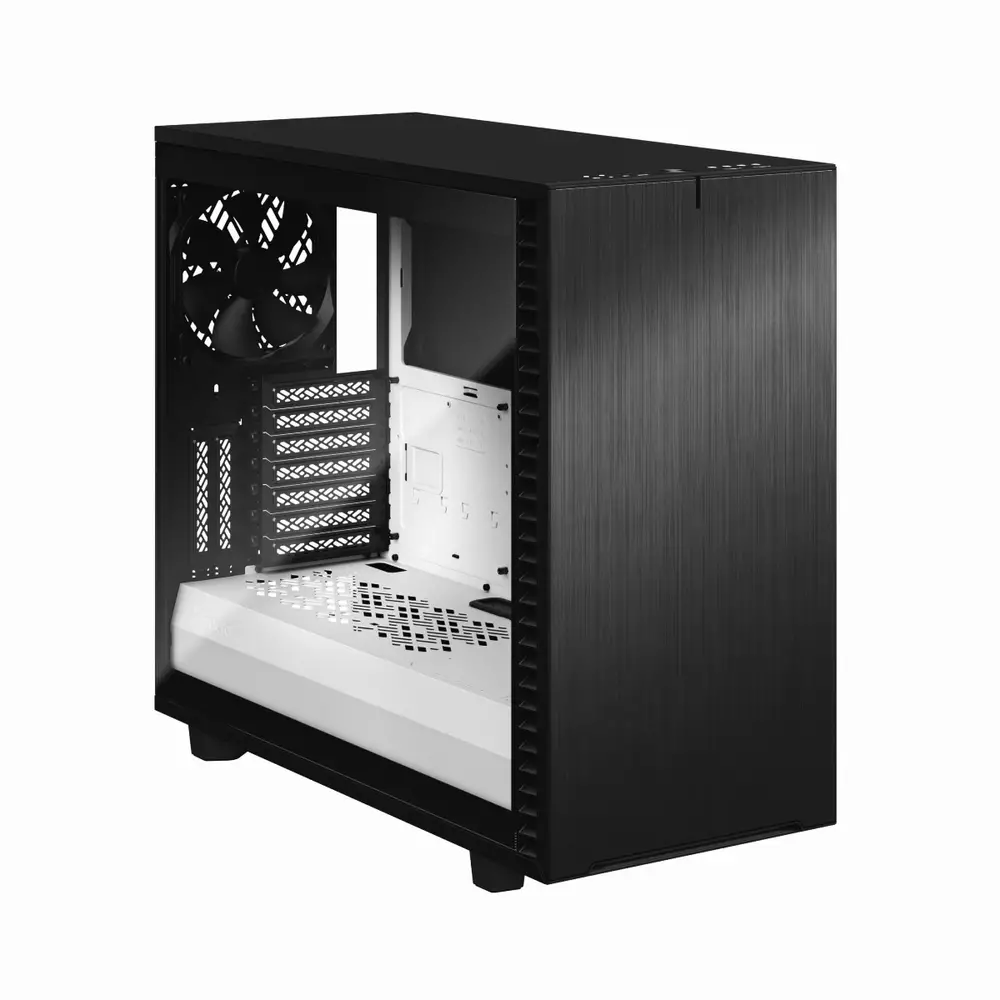 Кутия Fractal Define 7 Clear Tempered Glass Black/White