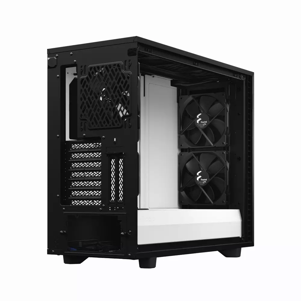 Кутия Fractal Define 7 Clear Tempered Glass Black/White