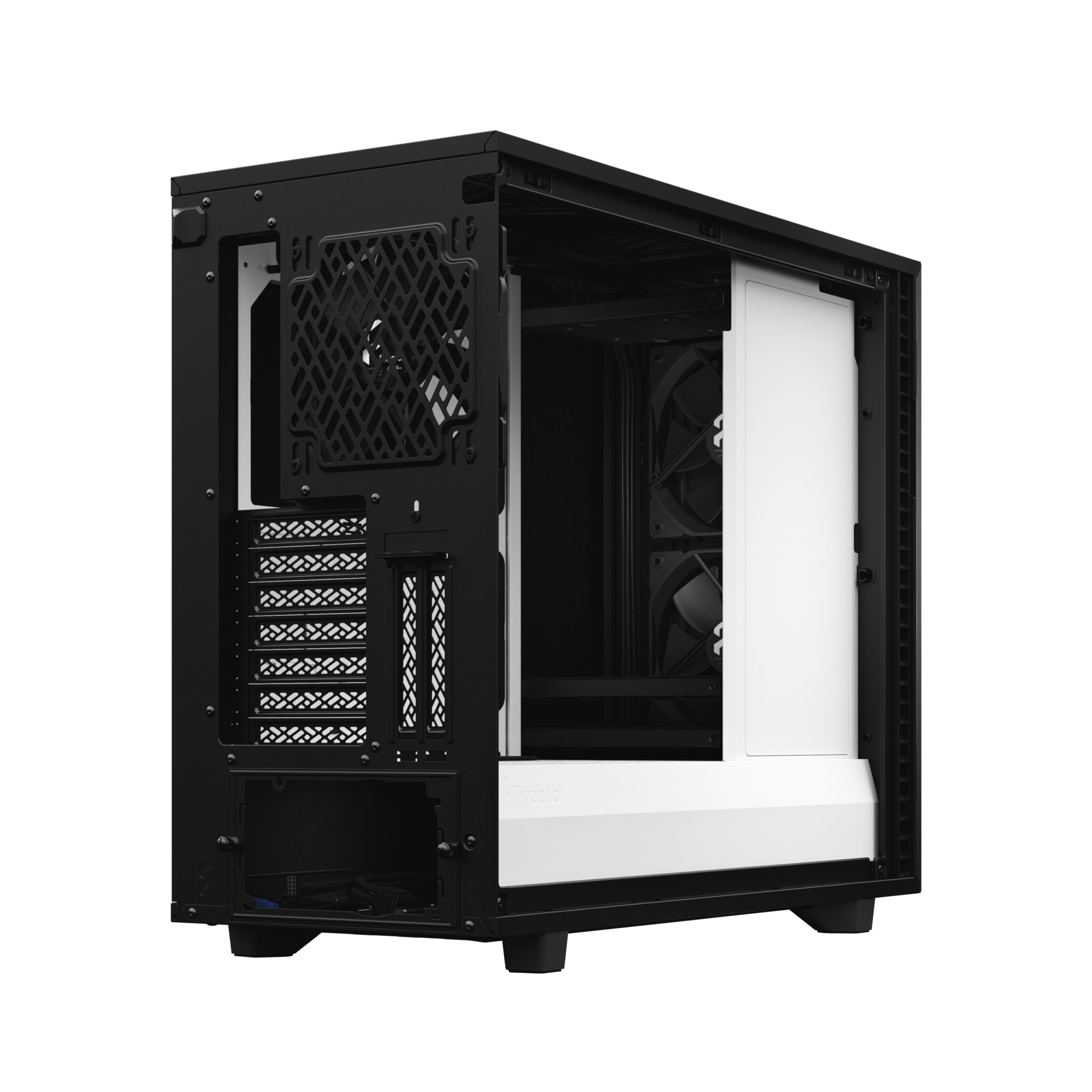 Кутия Fractal Define 7 Clear Tempered Glass Black/White