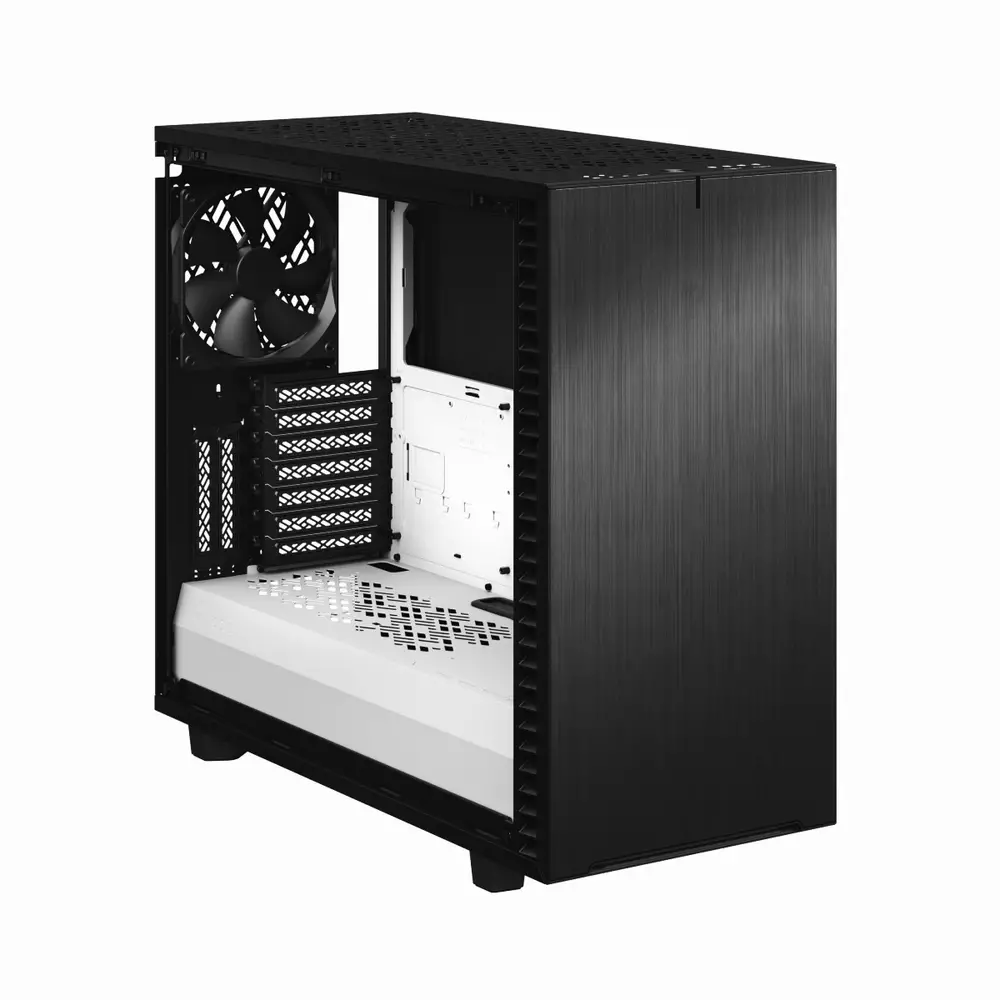 Кутия Fractal Define 7 Clear Tempered Glass Black/White