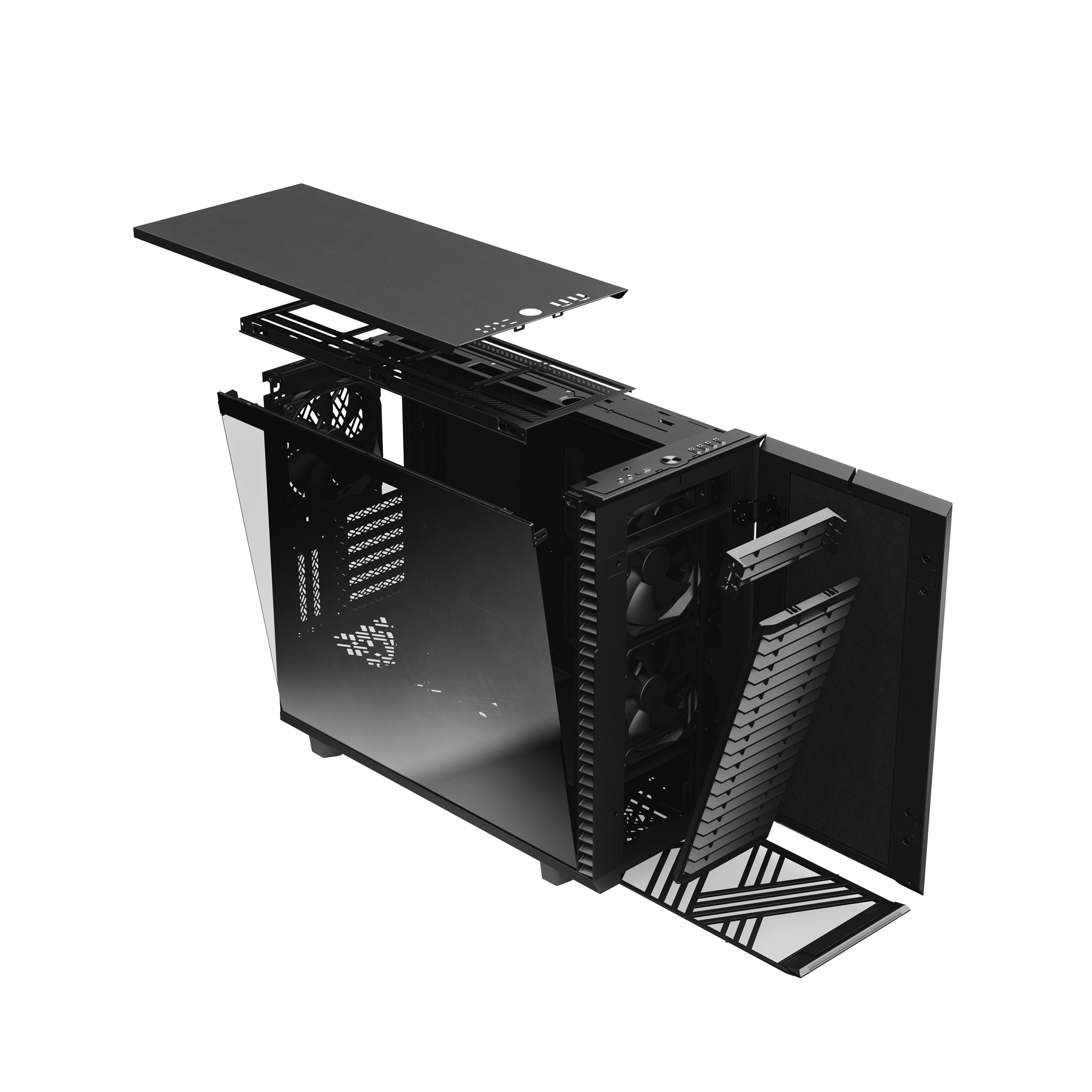 Кутия Fractal Define 7 Dark Tempered Glass