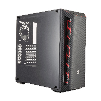 Кутия CoolerMaster MASTERBOX MB510L RED TRIM