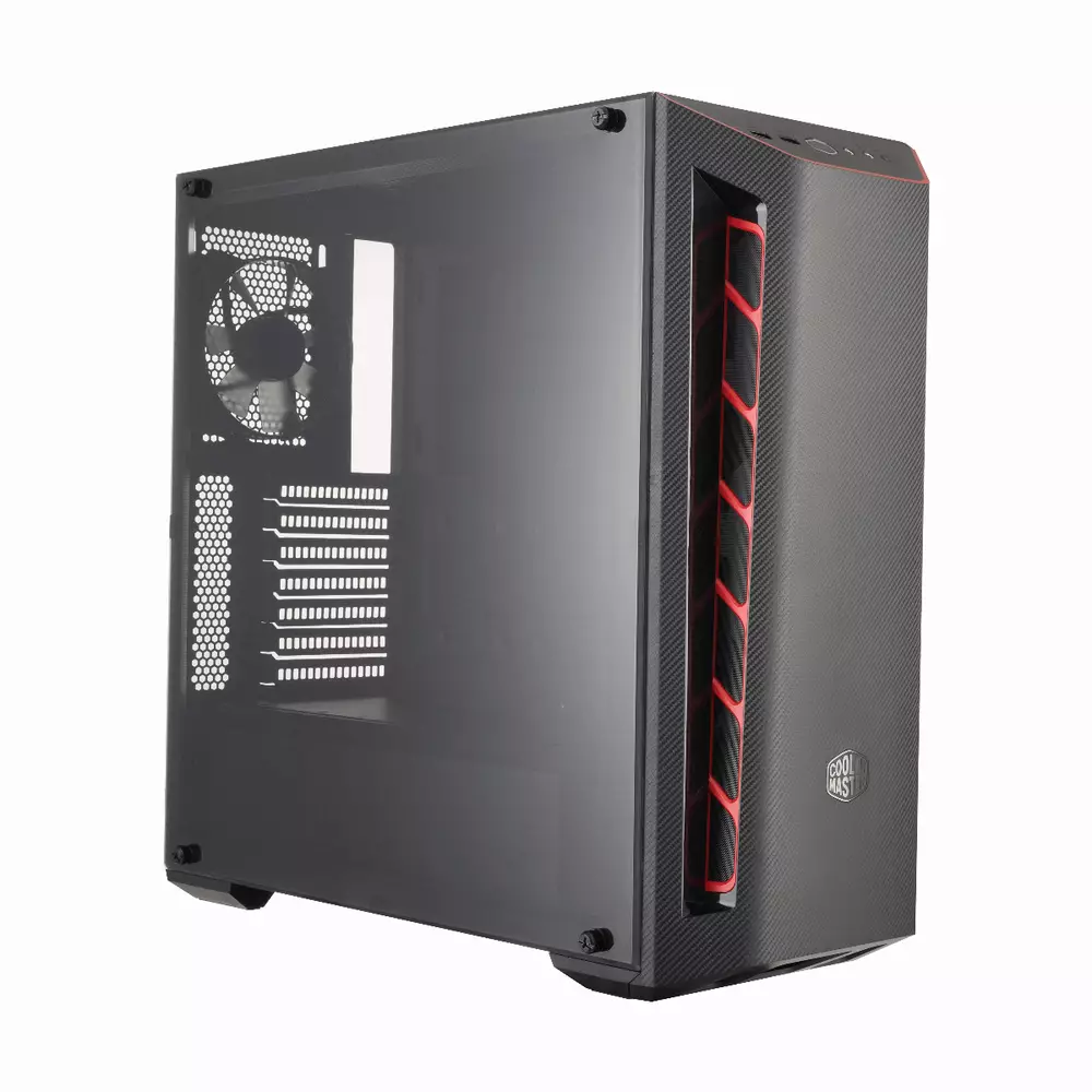 Кутия CoolerMaster MASTERBOX MB510L RED TRIM