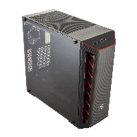 Кутия CoolerMaster MASTERBOX MB510L RED TRIM