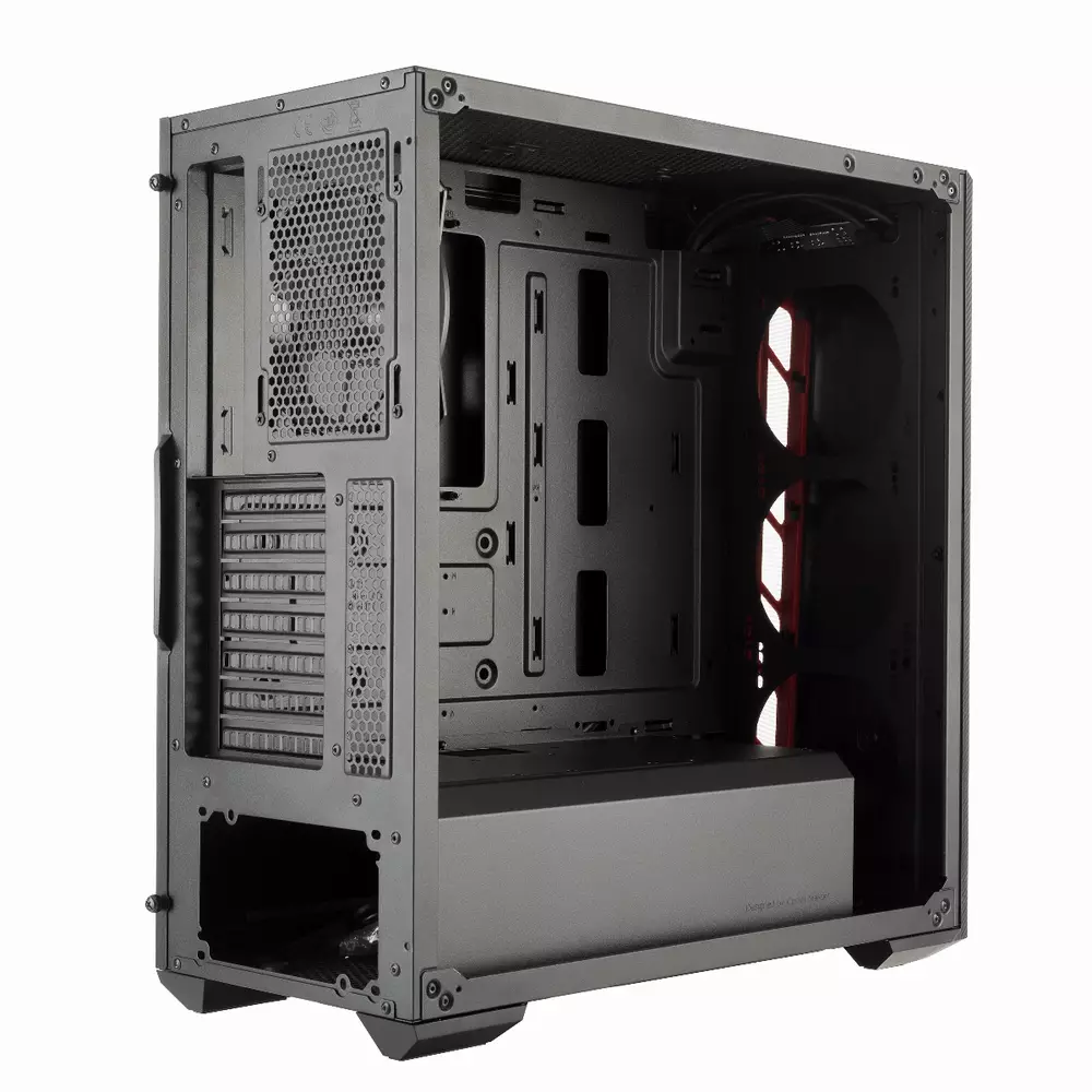 Кутия CoolerMaster MASTERBOX MB510L RED TRIM