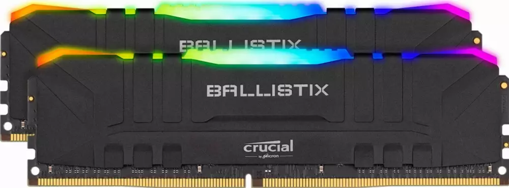 Памет Crucial Ballistix 32GB (2x16GB) DDR4 3200Mhz CL16 Black RGB