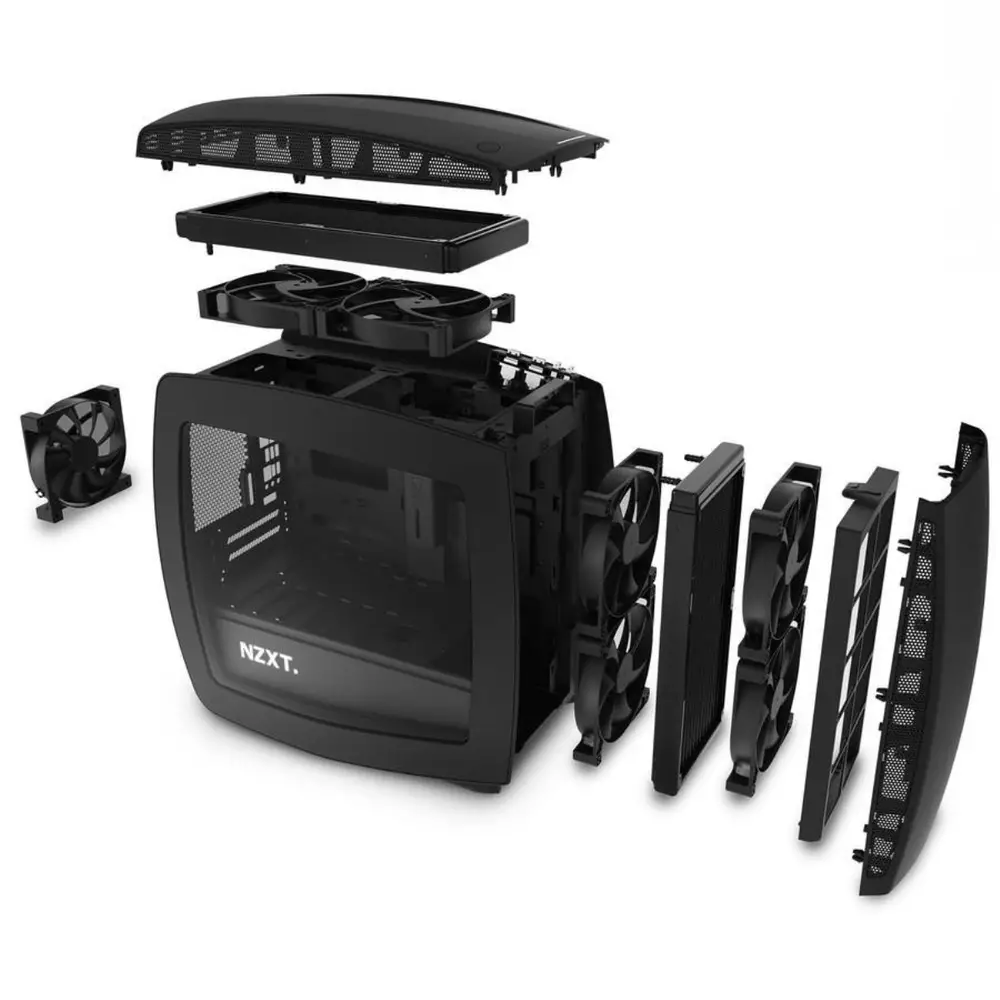 Кутия NZXT Manta Mini Windowed Black