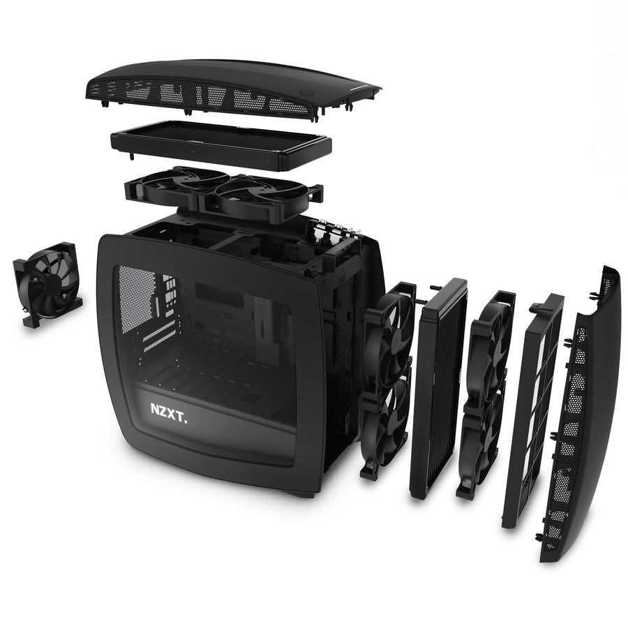 Кутия NZXT Manta Mini Windowed Black