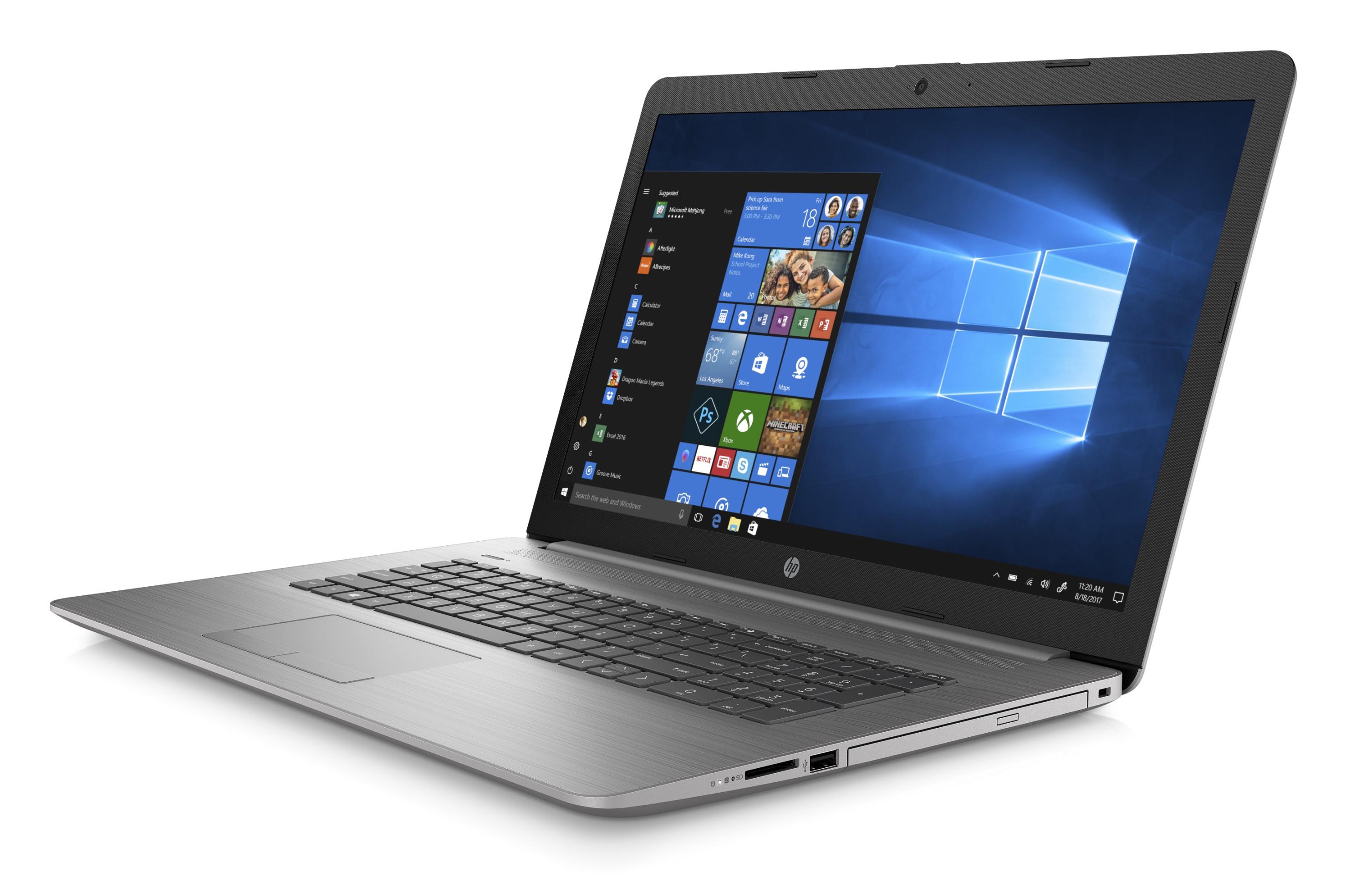 Лаптоп HP ProBook 470 G7, Intel Core i5-10210U, 8GB DDR4, 512Gb PCIe NVMe SSD, FHD 17.3" IPS, Win 10 Home, Сребрист