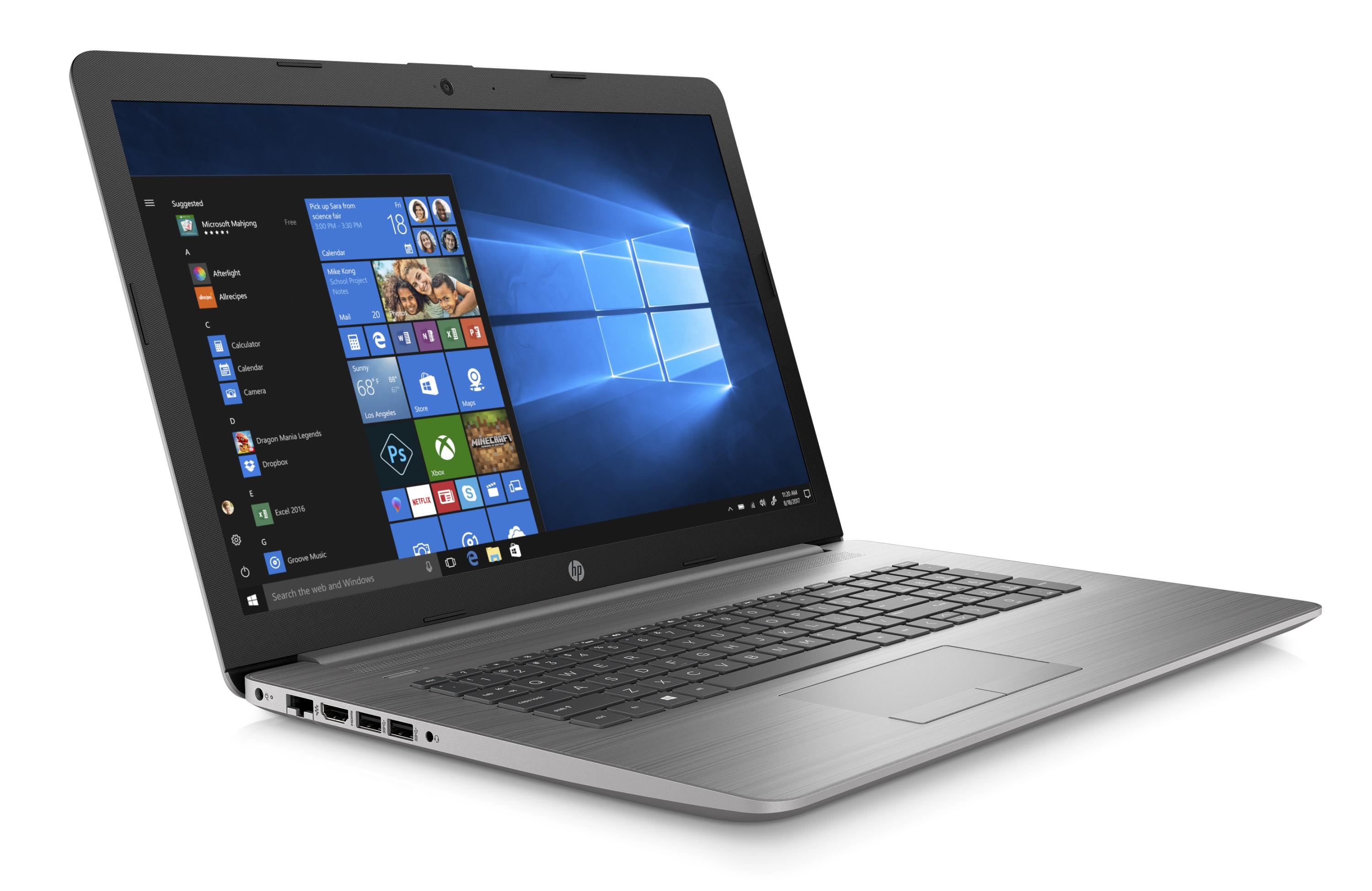 Лаптоп HP ProBook 470 G7, Intel Core i5-10210U, 8GB DDR4, 512Gb PCIe NVMe SSD, FHD 17.3" IPS, Win 10 Home, Сребрист