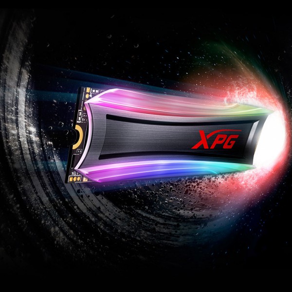 Диск SSD ADATA SPECTRIX S40G 512GB XPG RGB M.2 PCIe NVMe 3.0 x4 3D NAND