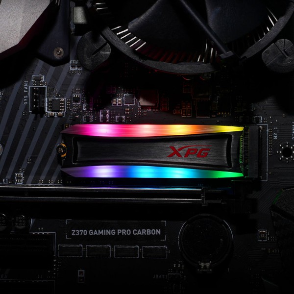 Диск SSD ADATA SPECTRIX S40G 512GB XPG RGB M.2 PCIe NVMe 3.0 x4 3D NAND
