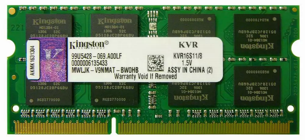 Памет KINGSTON 8GB DDR3 1600Mhz SODIMM