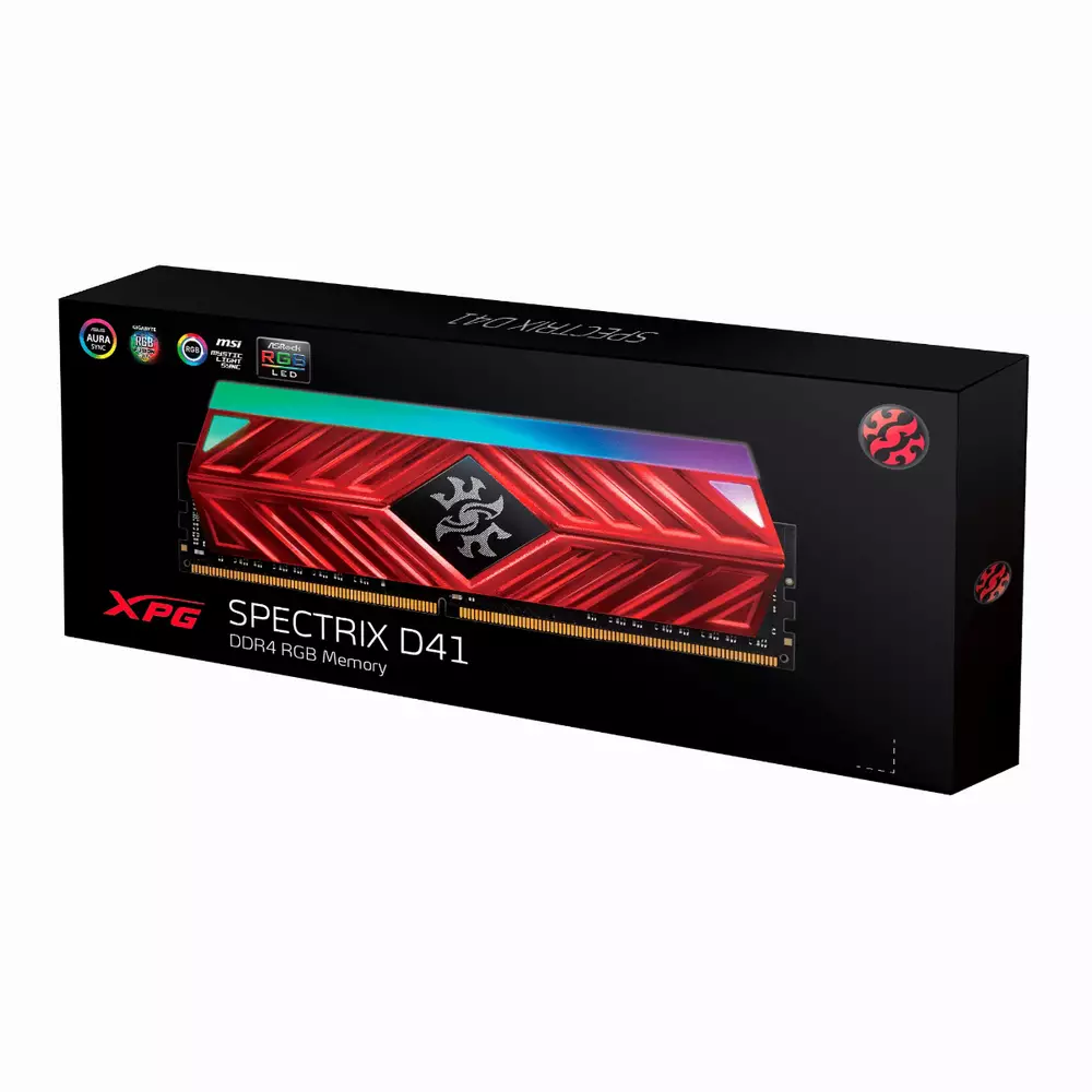 Памет ADATA Spectrix D41 XPG RGB 8GB 3000MHz DDR4 CL16