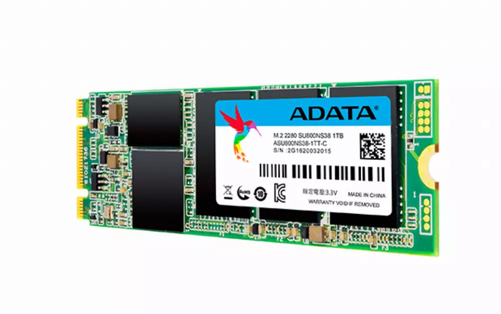 Диск SSD ADATA SU800 1TB M.2 SATA III 3D NAND