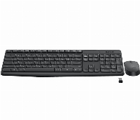 Комплект безжична клавиатура с мишка LOGITECH MK235 Black - 920-007931