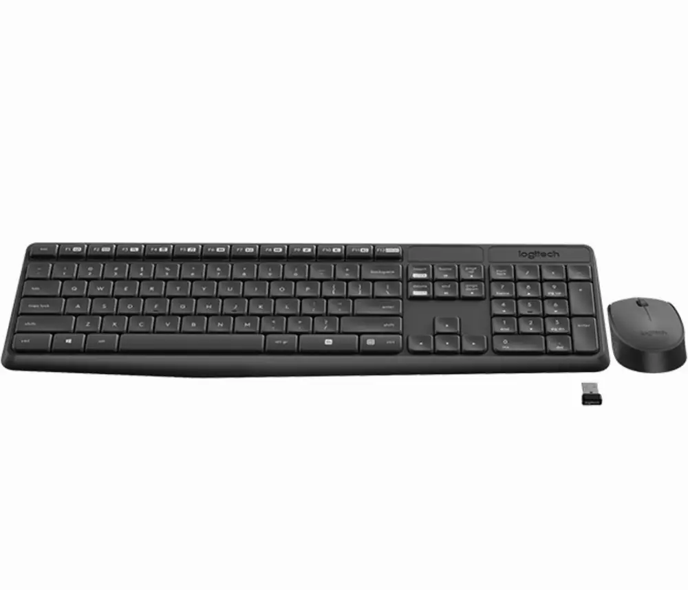 Комплект безжична клавиатура с мишка LOGITECH MK235 Black - 920-007931