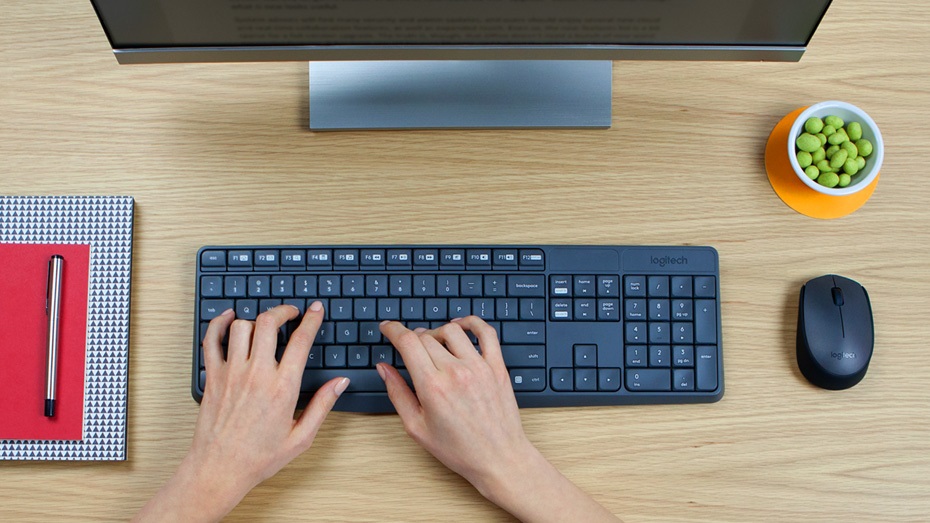 Комплект безжична клавиатура с мишка LOGITECH MK235 Black - 920-007931