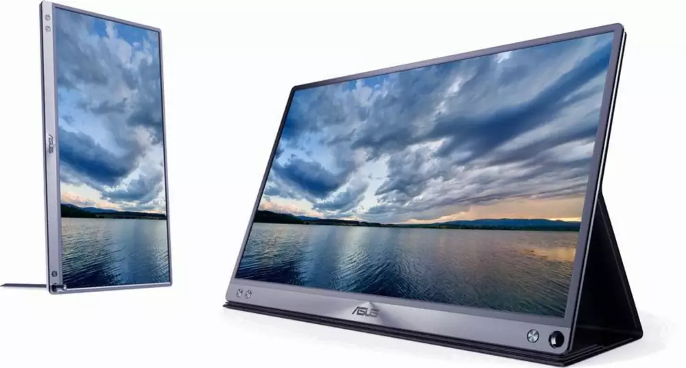 Монитор ASUS 15.6" ZenScreen, MB16AC, FHD, (1920x1080), USB Type-C, IPS, Преносим
