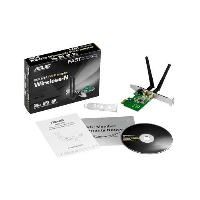 Безжичен PCI Express адаптер ASUS PCE-N15, 802.11n 300Mbps (2T2R)