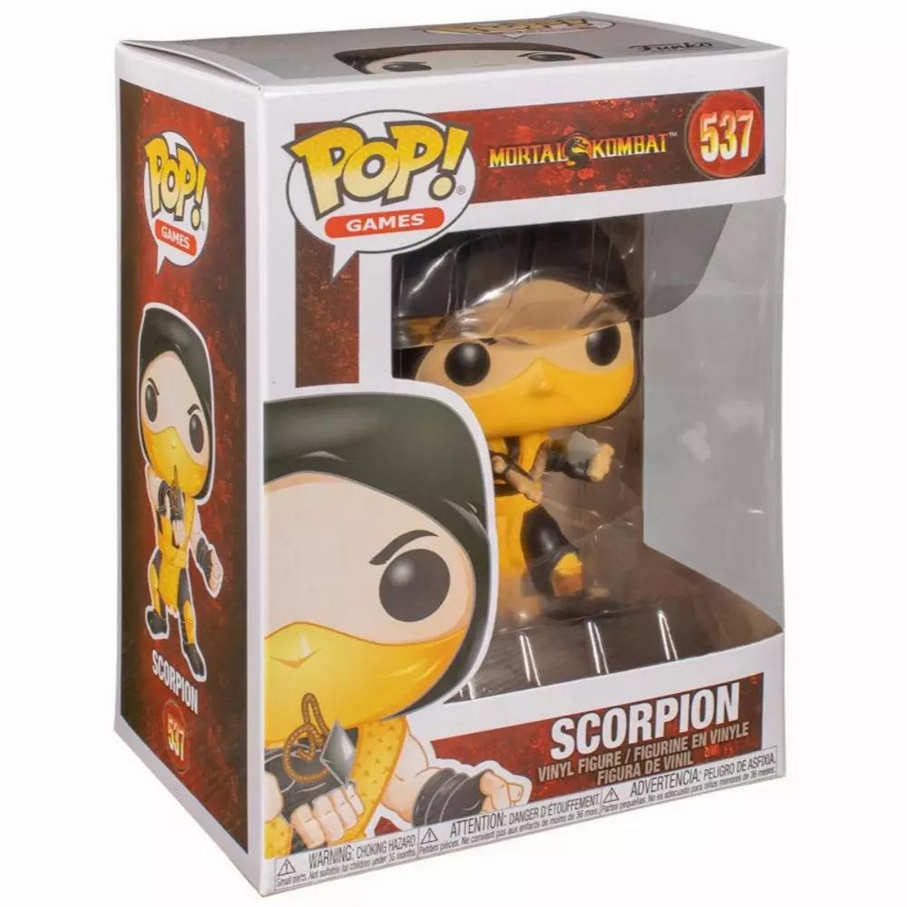 Фигурка Funko POP! Games: Mortal Kombat - Scorpion #537