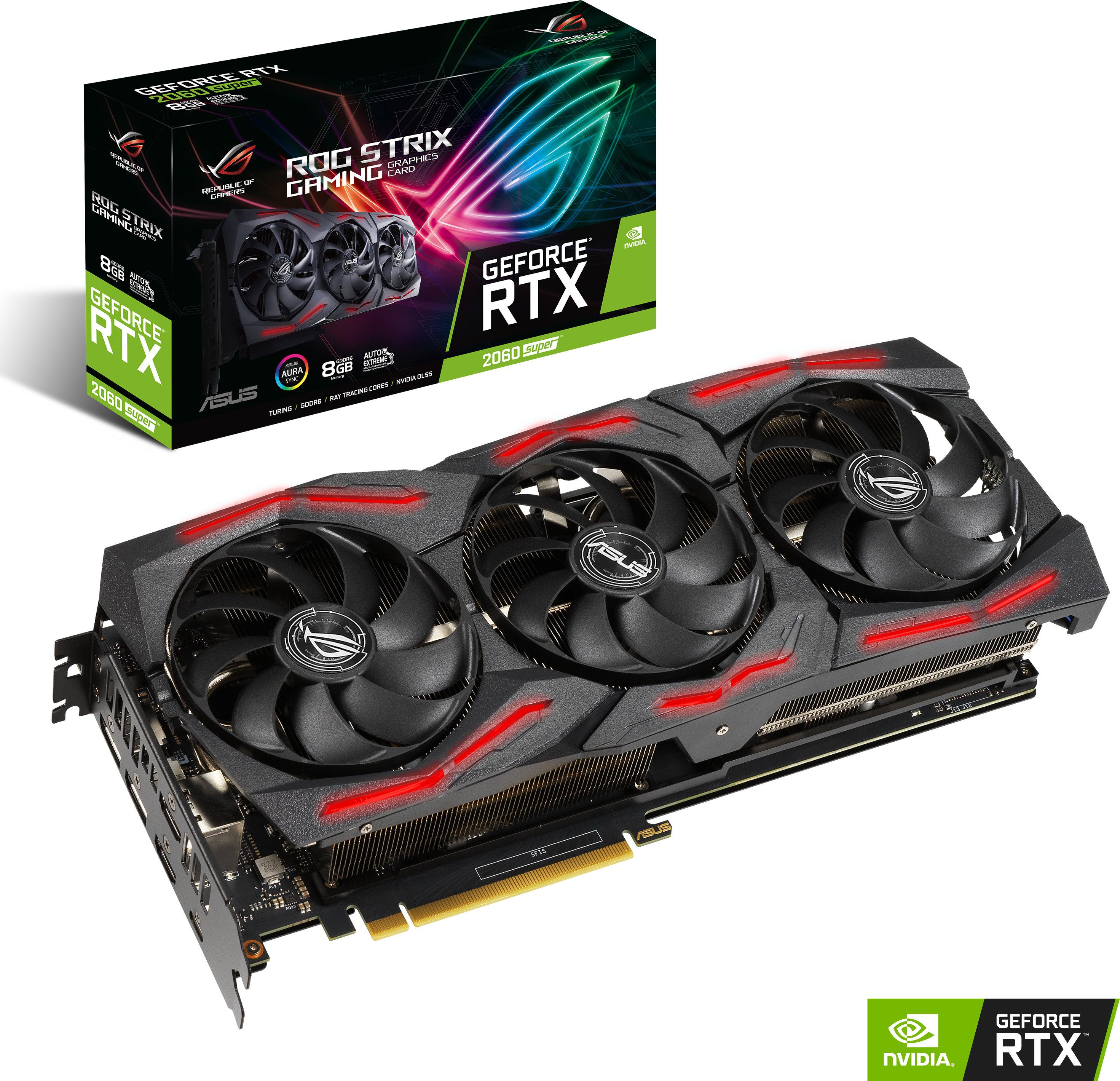Видео карта ASUS ROG STRIX RTX 2060 Super EVO 8GB