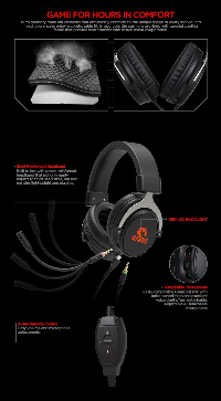 Геймърски слушалки Marvo PRO HG9052 Gaming Headphones 7.1 USB 