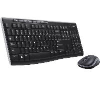 Комплект клавиатура с мишка LOGITECH MK270 Black