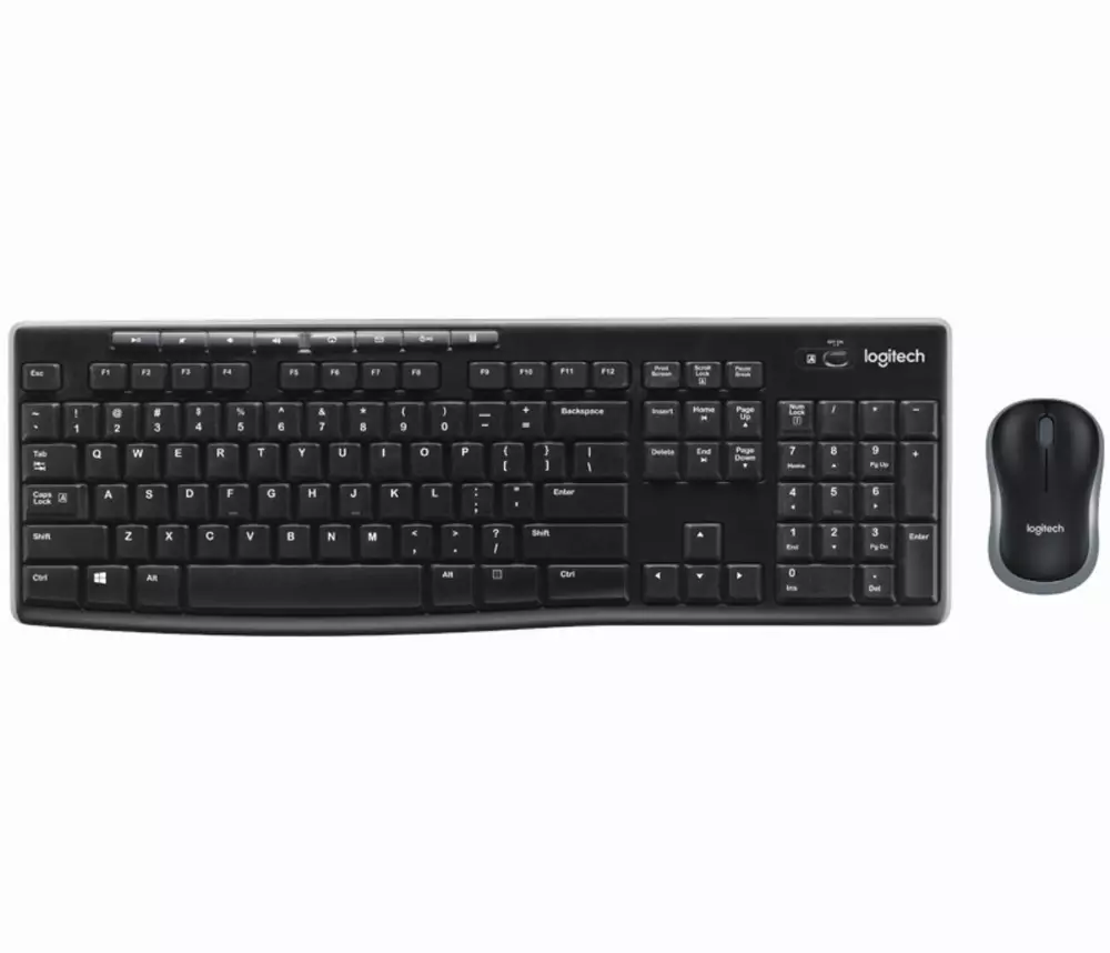 Tastatur-Maus-Set LOGITECH MK270 Black