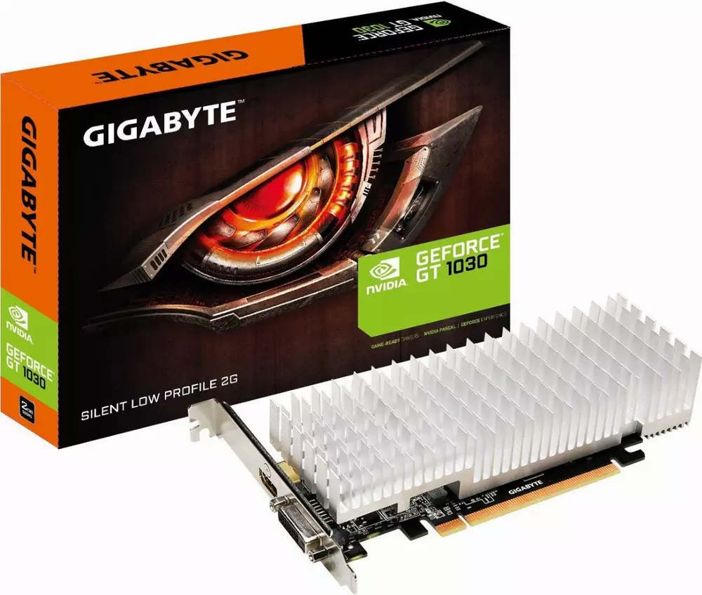 Видео карта Gigabyte GeForce GT 1030 2GB GDDR5 Silent Low Profile