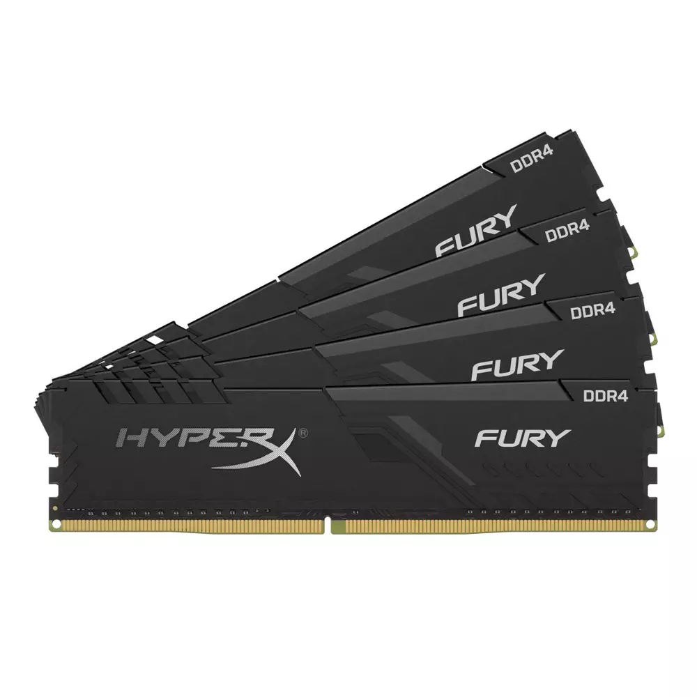 Μνήμη KINGSTON HyperX Fury 64GB (4x16GB) 3200MHz DDR4 CL16