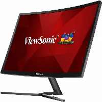 Монитор VIEWSONIC 23.6" VX2458-C-MHD, FullHD (1920x1080),Curved VA, 144Hz, 1ms, AMD FreeSync