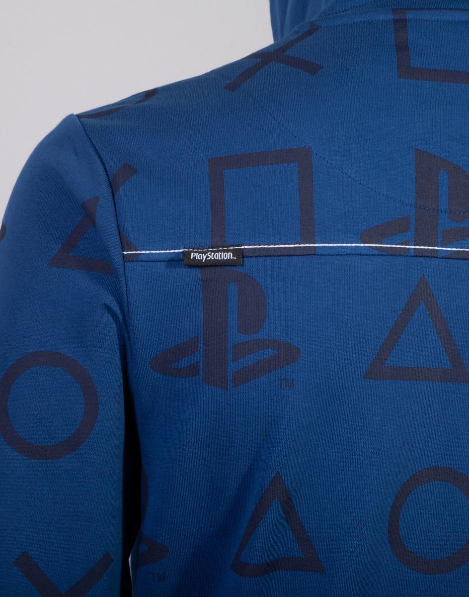 Суитчър PlayStation - AOP Icons Men's Hoodie, XXL, Син