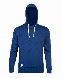Суитчър PlayStation - AOP Icons Men's Hoodie, M, Син
