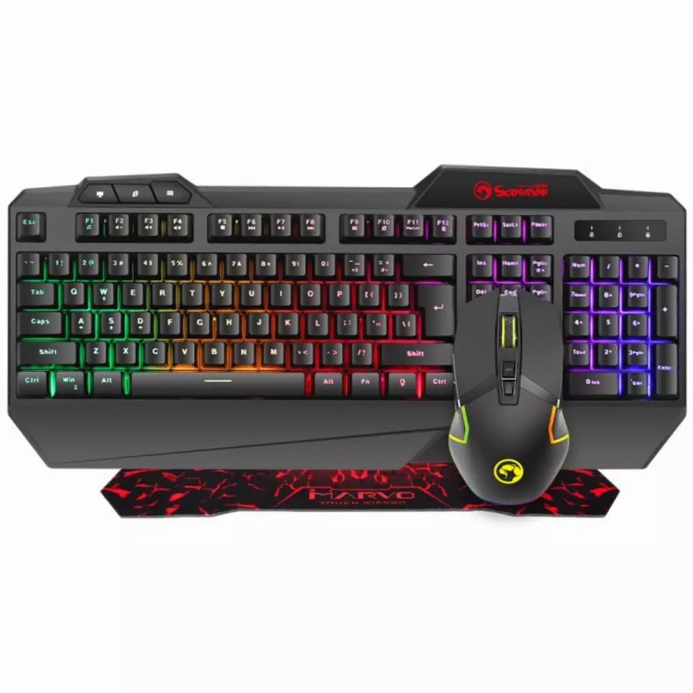 Геймърски комплект Marvo CM306 3-in-1 - Keyboard, Mouse, Mousepad
