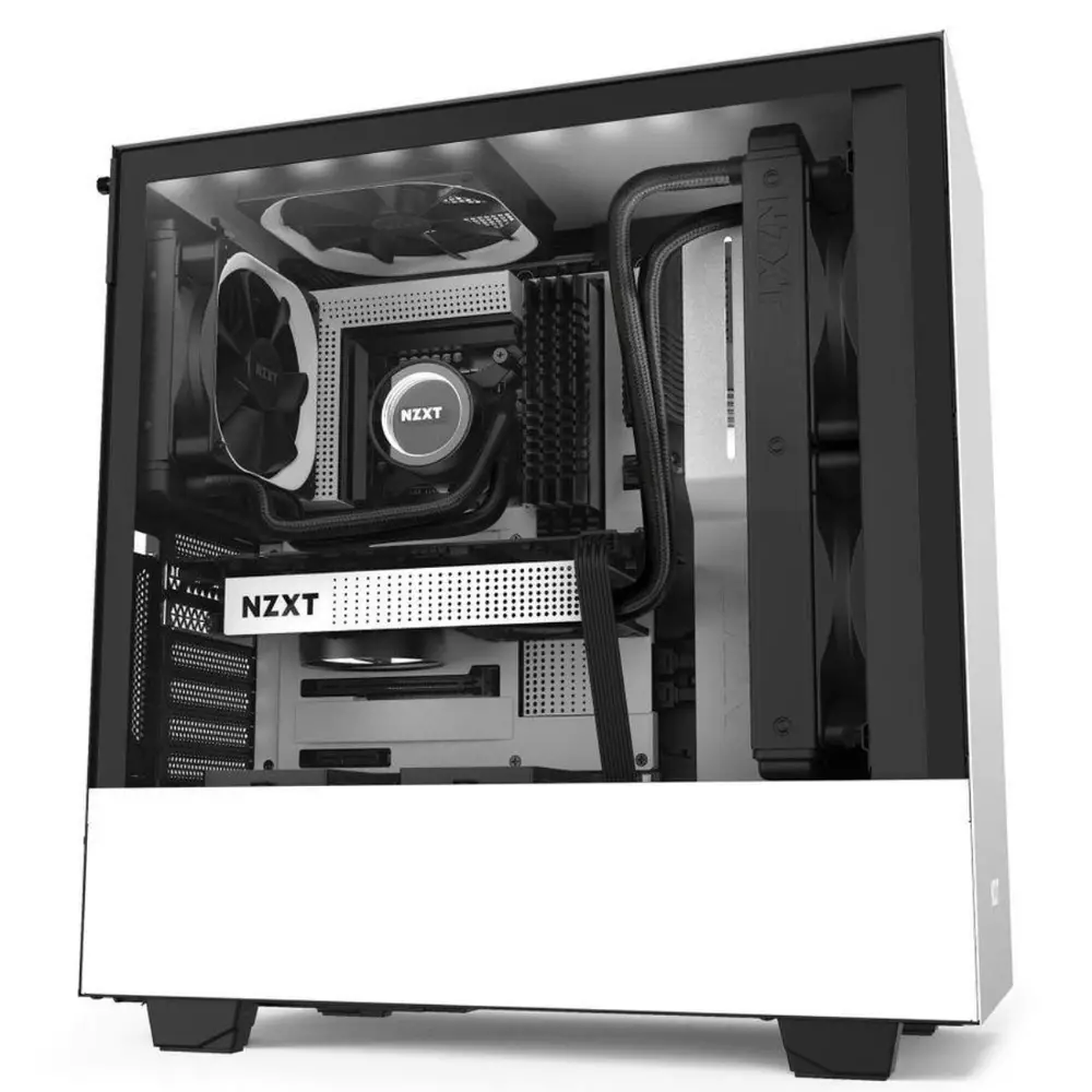 Кутия NZXT H510i Matte White/Black